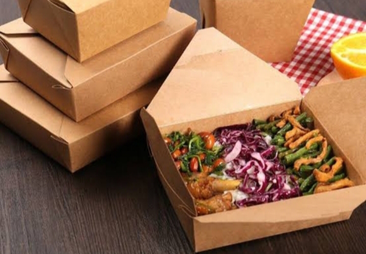 Paper lunch box kemasan makanan