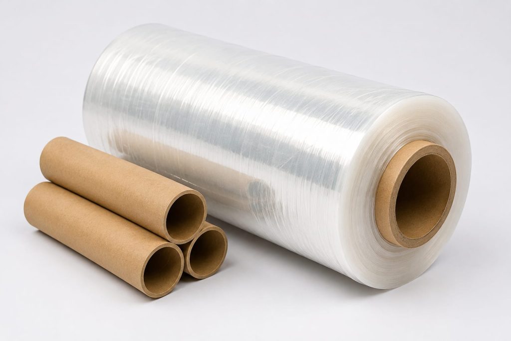 Paper Core Tebal Penyangga Gulungan Material Plastic